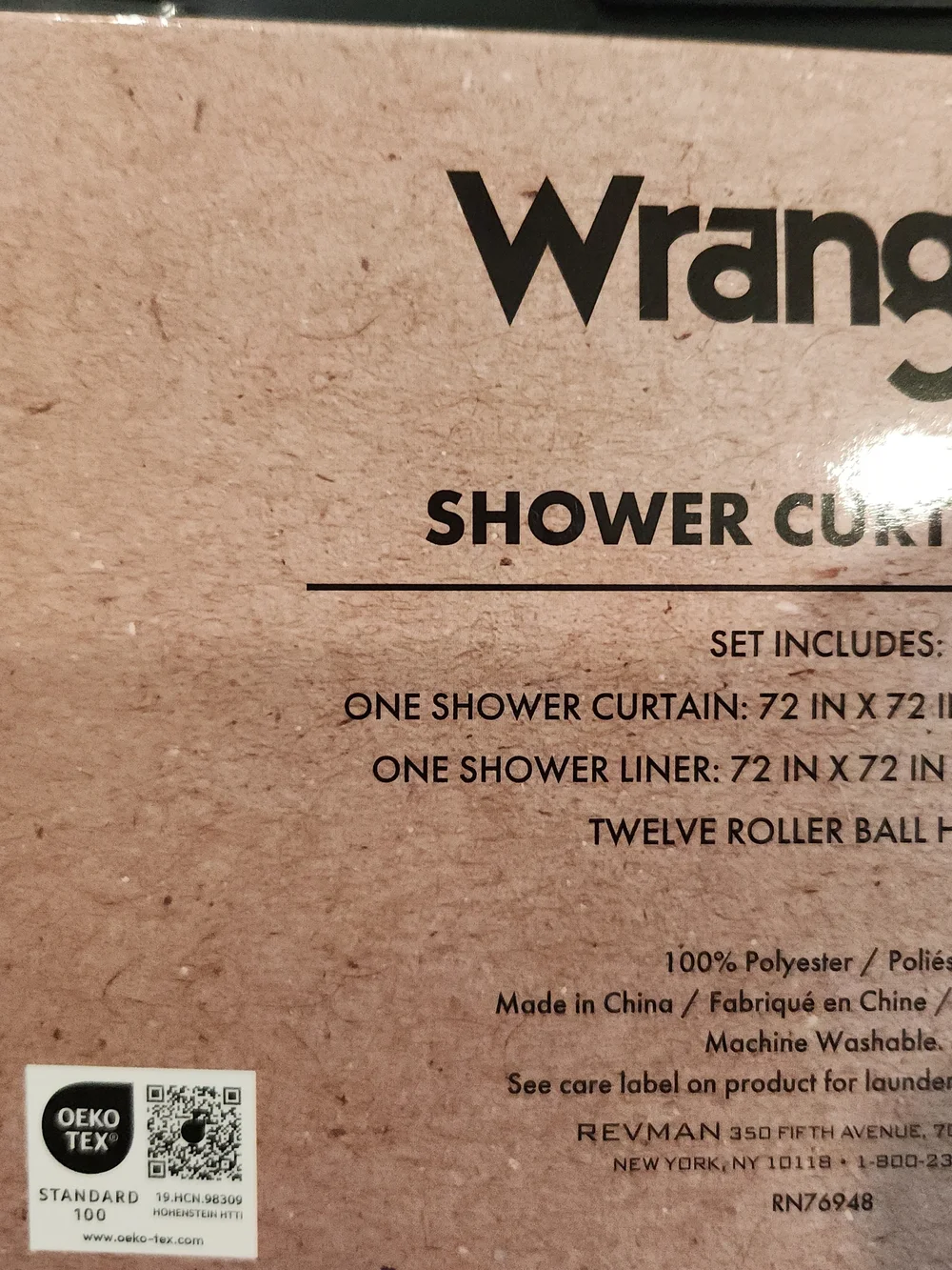 Wrangler Shower Curtain Set